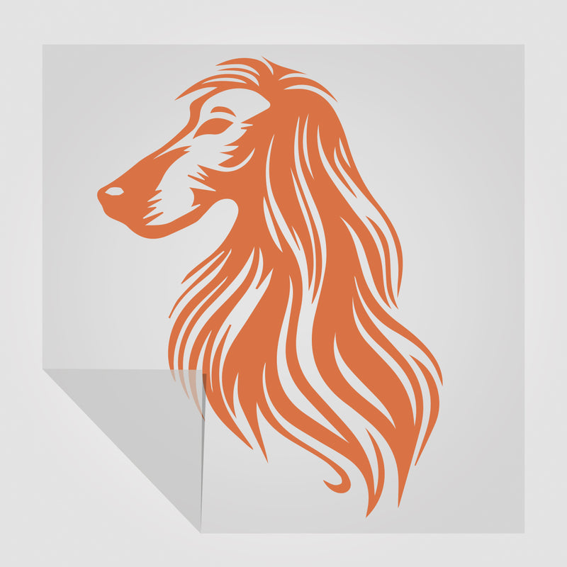 Afghanischer Windhund Hunde Sticker  StickyWorld Exclusive | Foliensticker