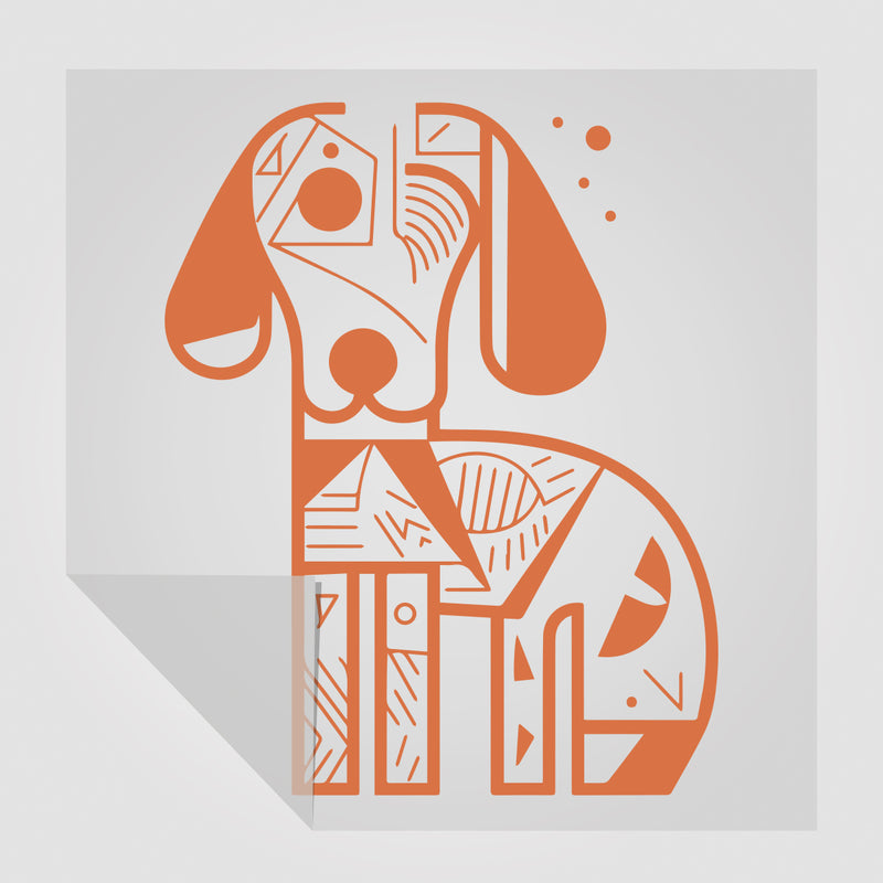 Dackel Motiv 2 Art Design Hunde Sticker StickyWorld Exclusive | Foliensticker