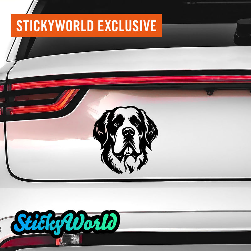 Bernhardiner Hunde Sticker 5 StickyWorld Exclusive | Foliensticker