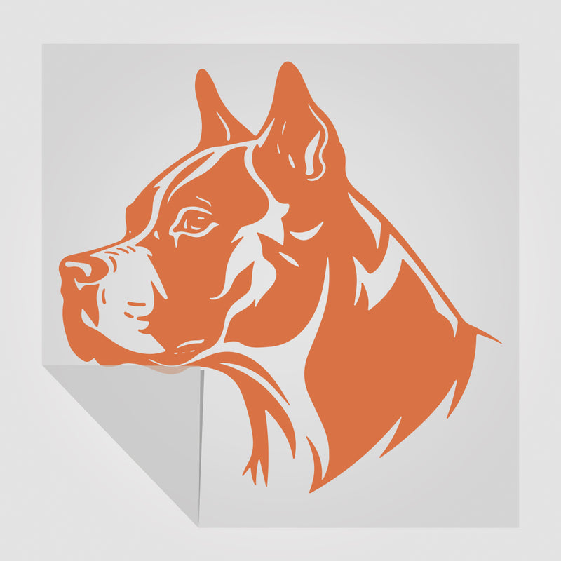 Staffordshire Motiv 2 Hunde Sticker StickyWorld Exclusive | Foliensticker