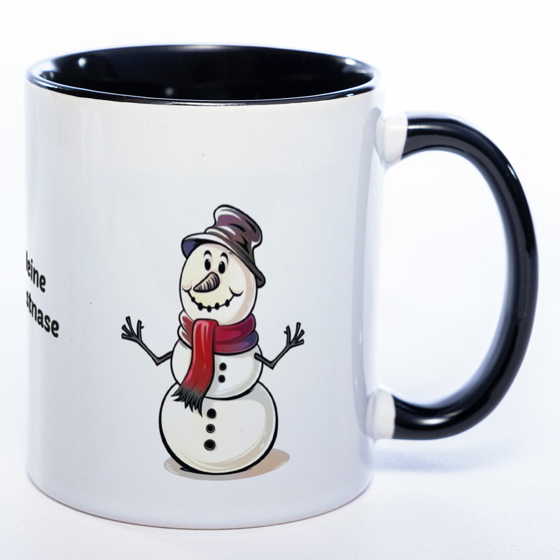 Meine Frostnase mit Wunschnamen - süße Kaffeetasse zu Weihnachten - spülmaschinenfest