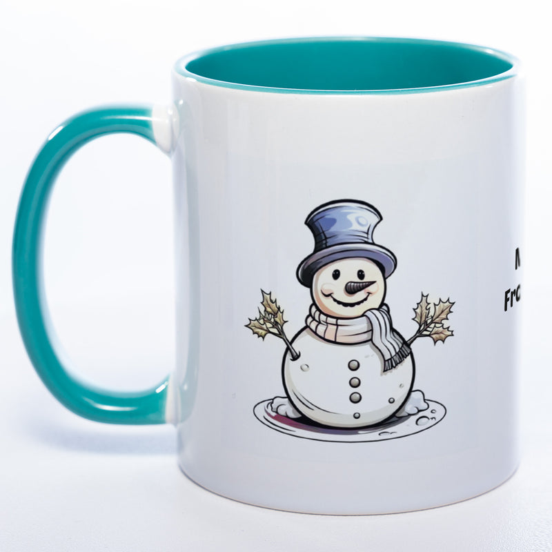 Meine Frostnase mit Wunschnamen - süße Kaffeetasse zu Weihnachten - spülmaschinenfest