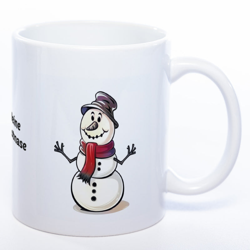 Meine Frostnase mit Wunschnamen - süße Kaffeetasse zu Weihnachten - spülmaschinenfest