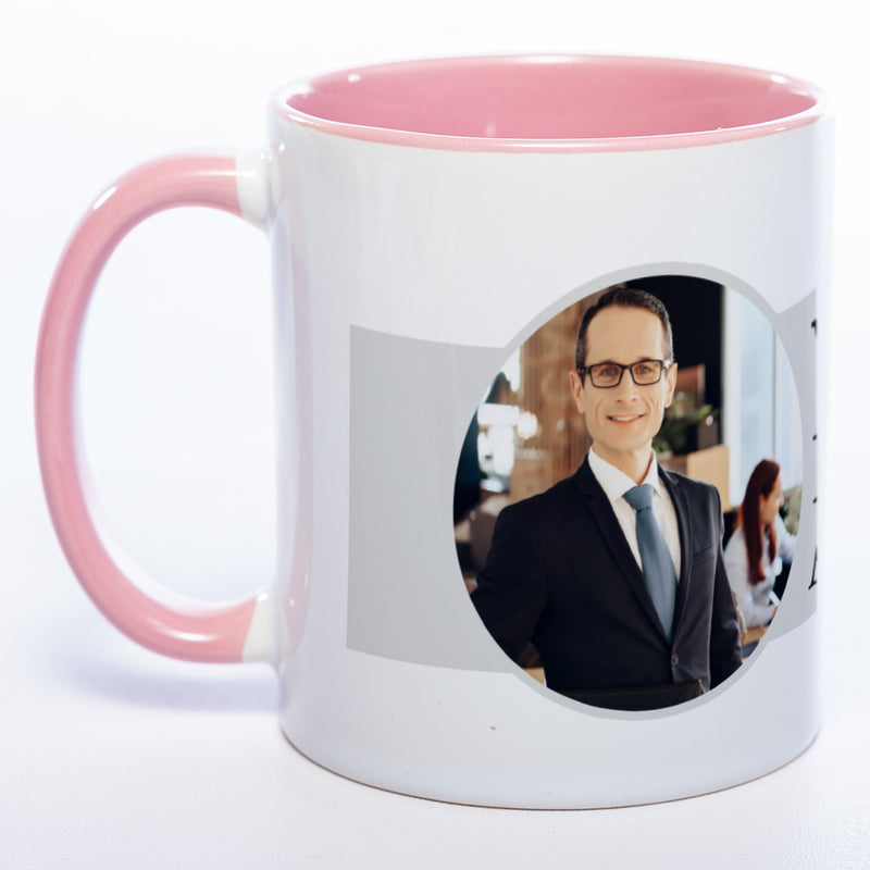 Tasse "Weltbester Anwalt" mit Foto (HD Druck) | Jetzt selbst gestalten! spülmaschinenfest