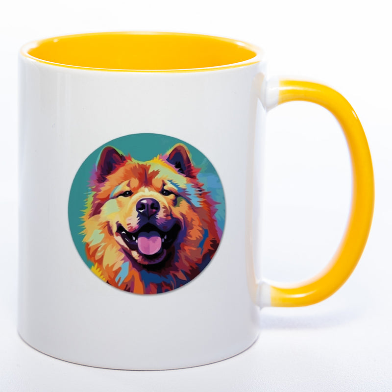 Mug Art Tasse mit Chow Chow wahlweise mit NAME - Kaffeetasse StickyWorld Exclusive