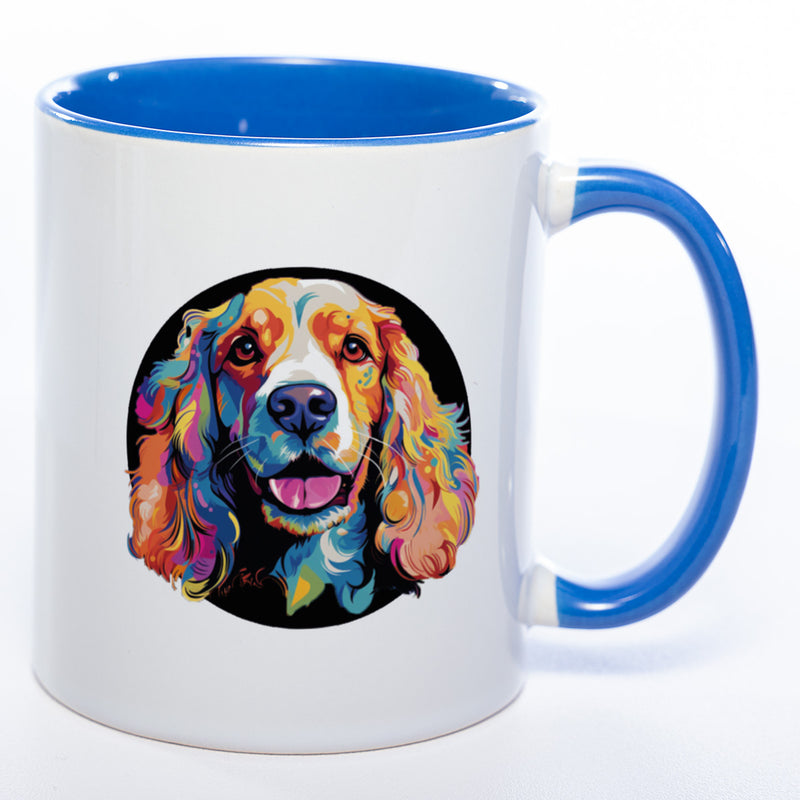 Mug Art Tasse mit Cocker Spaniel Motiv 3 & wahlweise mit NAMEN - Kaffeetasse StickyWorld Exclusive