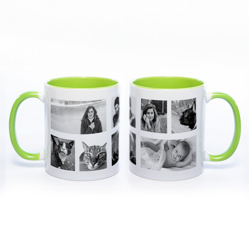 Collagentasse 2 - Deine Fotos als Collage spülmaschinenfest | Jetzt selbst gestalten!