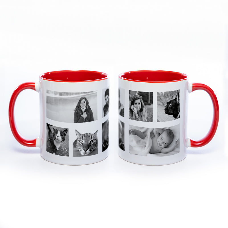 Collagentasse 2 - Deine Fotos als Collage spülmaschinenfest | Jetzt selbst gestalten!