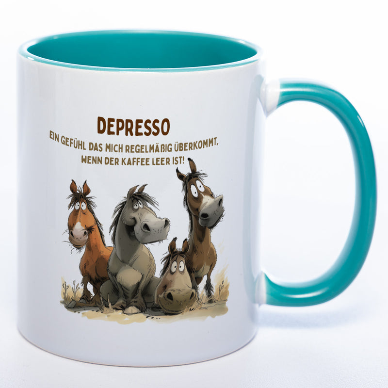 Motiv - Tasse Depresso 2 - spülmaschinenfest