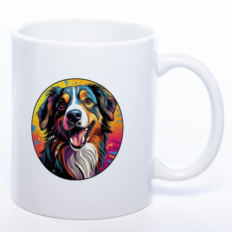 Mug Art Tasse mit Epagneul Breton & wahlweise mit NAME - Kaffeetasse StickyWorld Exclusive