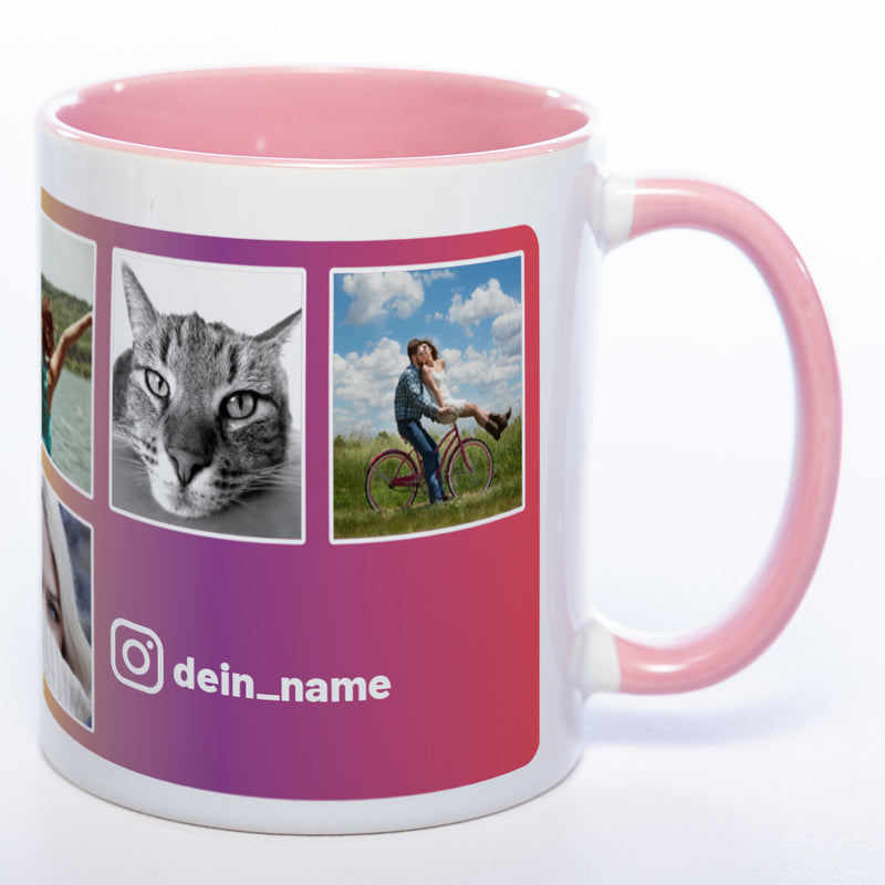 Dein Insta-Feed als Tasse spülmaschinenfest | Jetzt selbst gestalten!