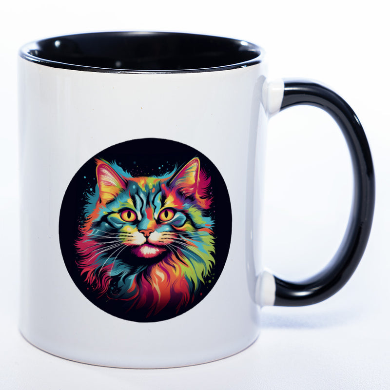 Tasse schwarz Katze