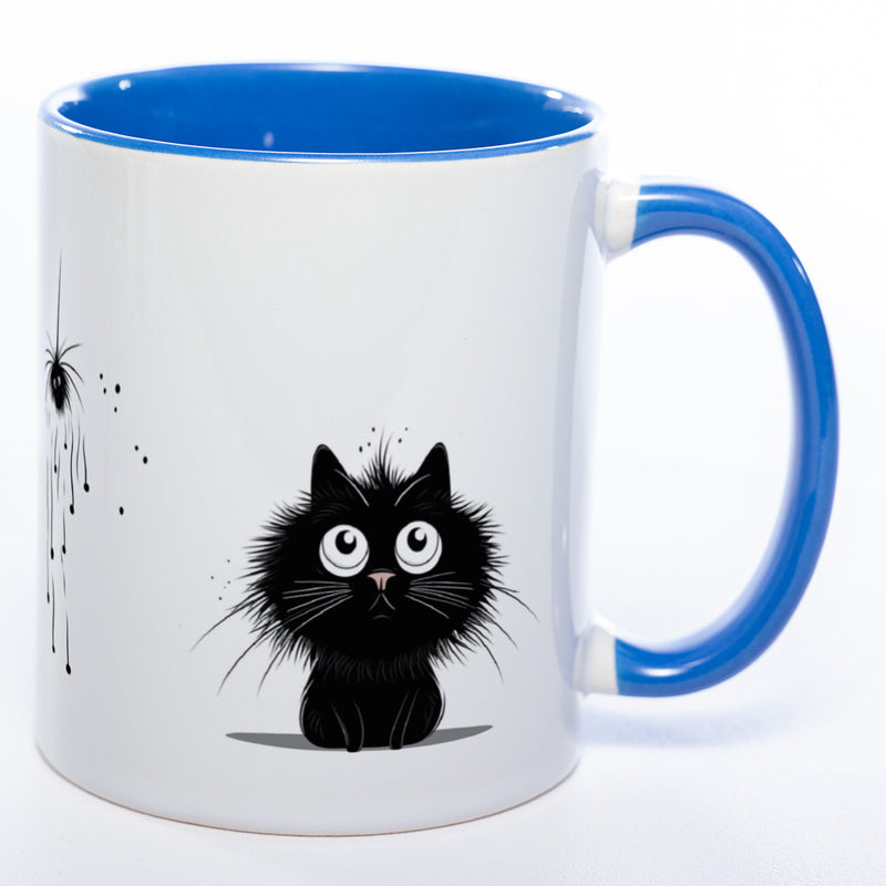 Katzen Motiv-Tasse  - süße Kaffeetasse in vielen Farben - Miezetasse spülmaschinenfest