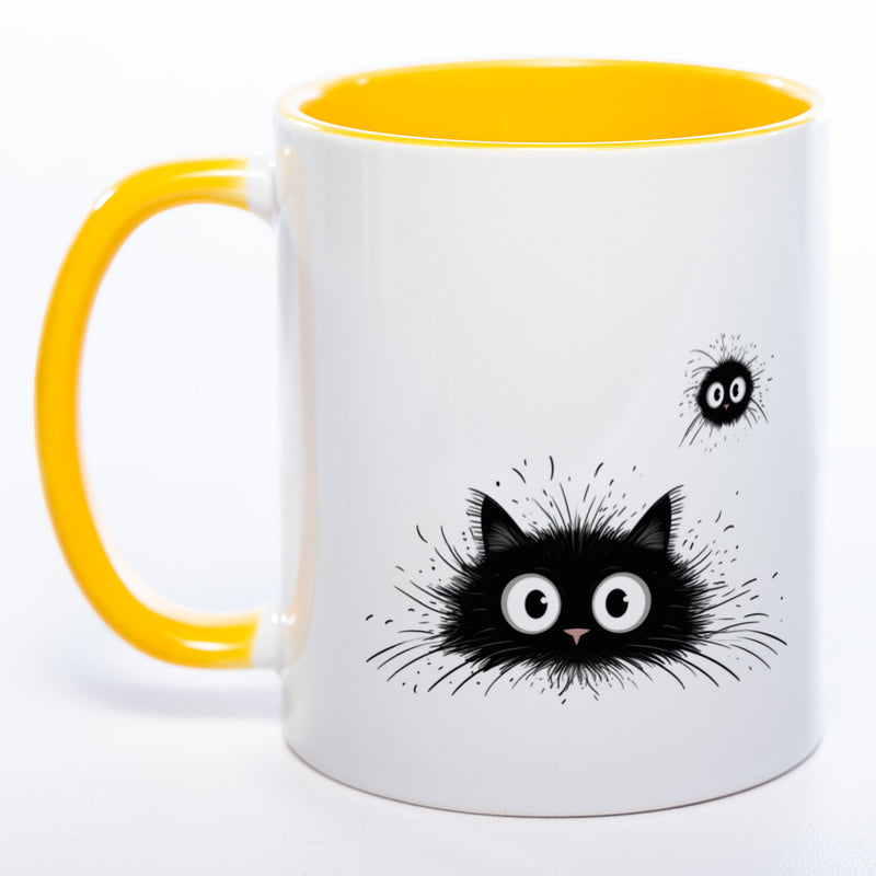 Katzen Motiv-Tasse  - süße Kaffeetasse in vielen Farben - Miezetasse spülmaschinenfest