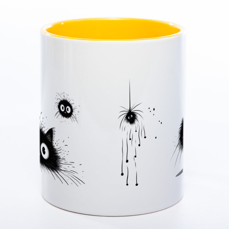 Katzen Motiv-Tasse  - süße Kaffeetasse in vielen Farben - Miezetasse spülmaschinenfest