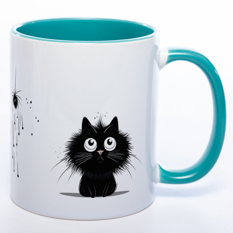 Katzen Motiv-Tasse  - süße Kaffeetasse in vielen Farben - Miezetasse spülmaschinenfest