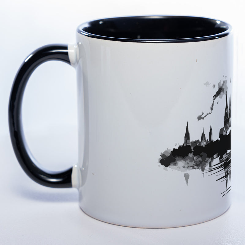 Spülmaschinenfeste Motiv-Tasse Skyline KÖLN