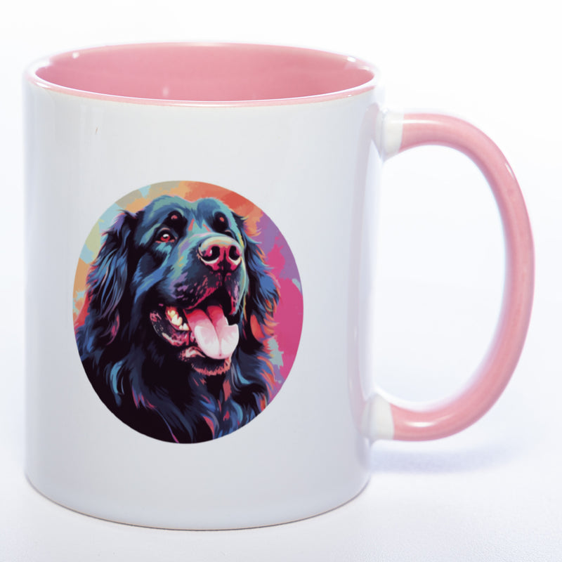 Mug Art Tasse mit Neufundländer & wahlweise mit NAME - Kaffeetasse StickyWorld Exclusive