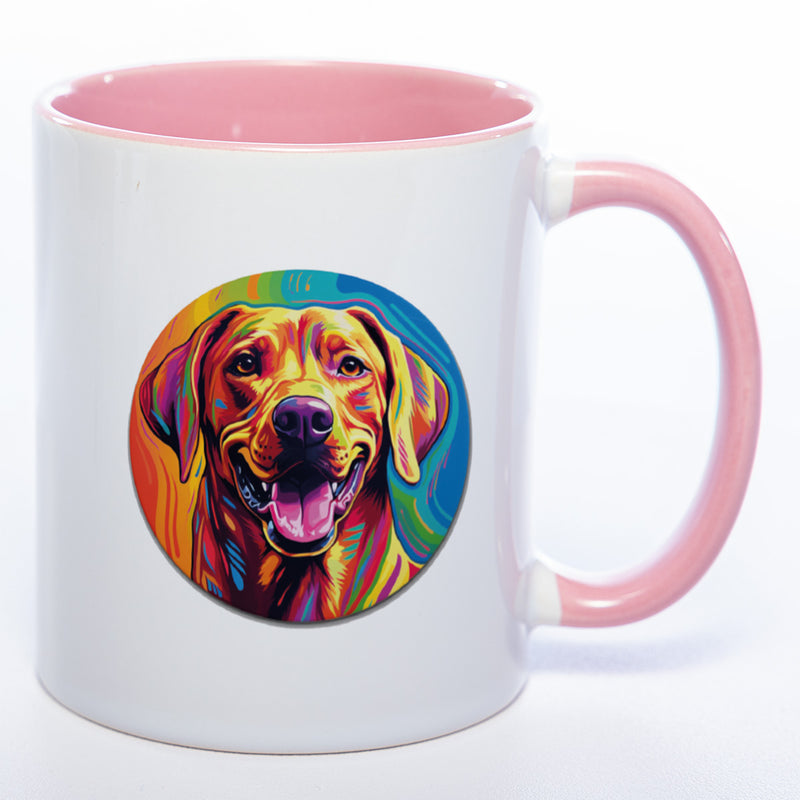 Mug Art Tasse mit Rhodesian Ridgeback & wahlweise mit NAMEN- Kaffeetasse StickyWorld Exclusive