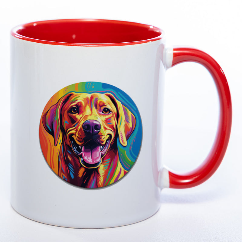 Mug Art Tasse mit Rhodesian Ridgeback & wahlweise mit NAMEN- Kaffeetasse StickyWorld Exclusive