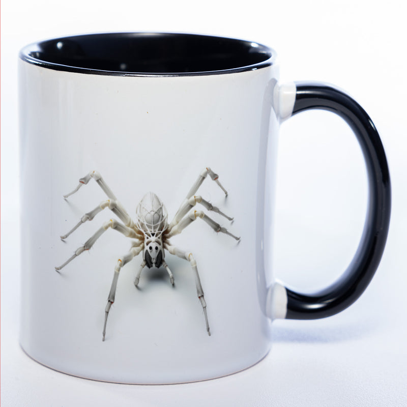 Motiv-Tasse mit 3D Spinne 4 - exclusive Kaffeetasse spülmaschinenfest