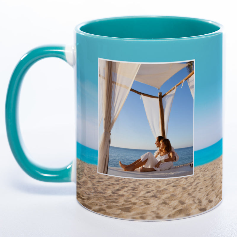 Urlaubstasse mit Fotos (HD Druck) spülmaschinenfest | Jetzt selbst gestalten!