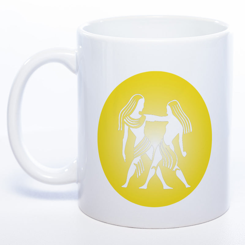 Sternzeichen -Tasse mit Namen und Geburtsdatum - spülmaschinenfest