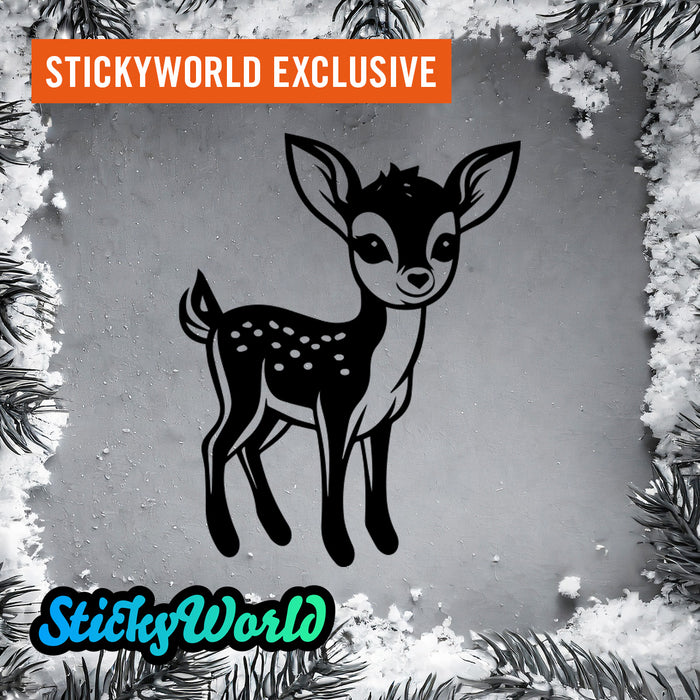 Rehkitz 2 StickyWorld Exclusive | Foliensticker in 3 Größen