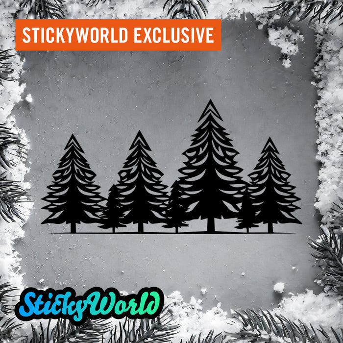 Winterbäume Sticker StickyWorld Exclusive | Foliensticker in 3 Größen
