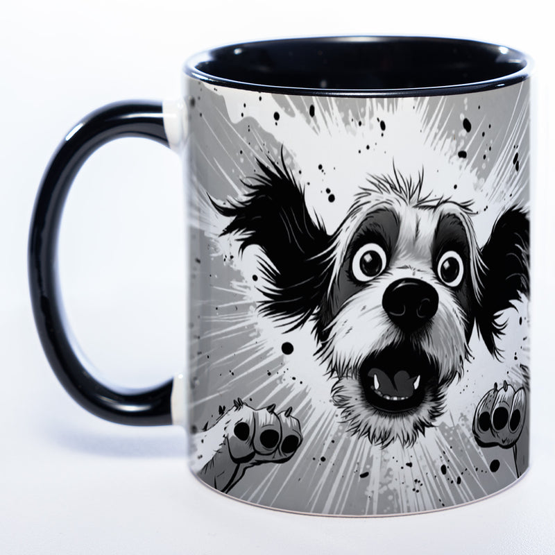 Tasse mit Crazydog und eigenem Foto in 3 Varianten - Tolle Geschenkidee - spülmaschinenfest