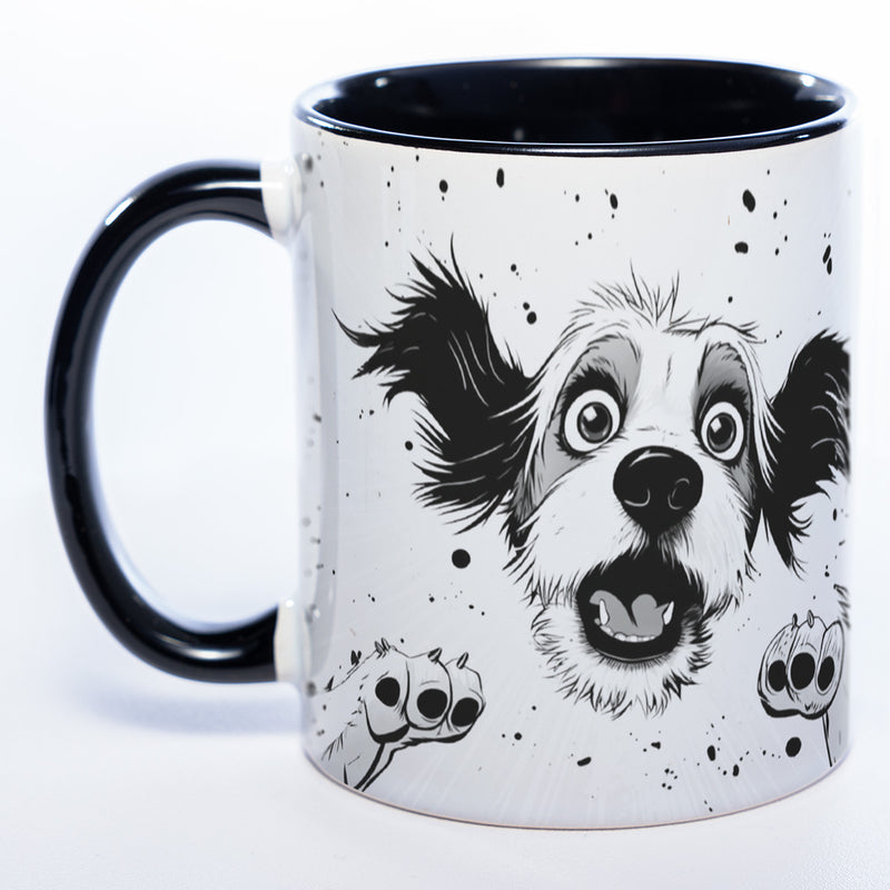 Tasse mit Crazydog und eigenem Foto in 3 Varianten - Tolle Geschenkidee - spülmaschinenfest