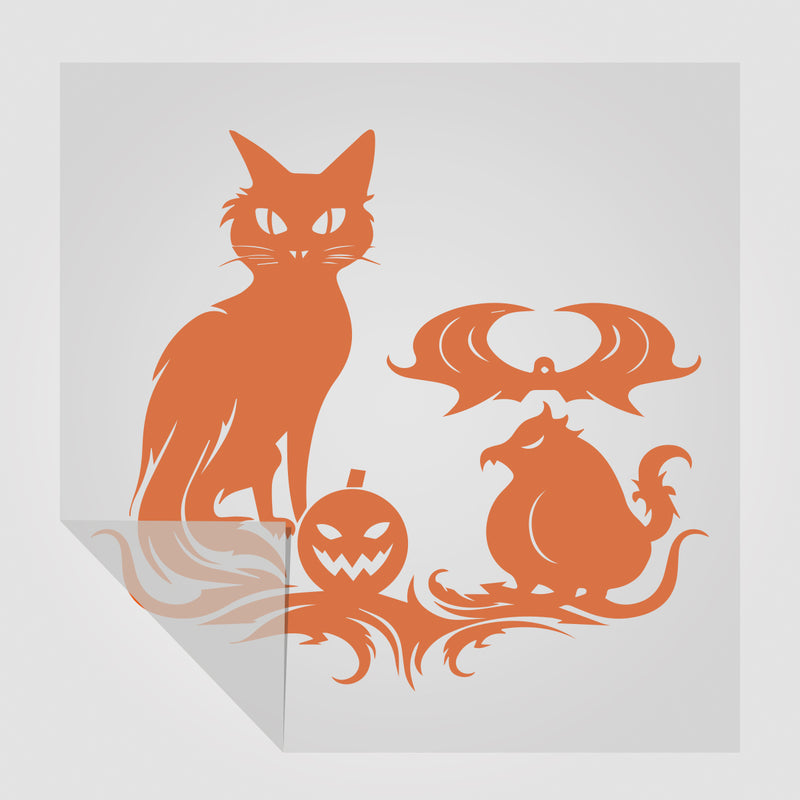 Grusel Sticker "Gruselkatzenmotiv" StickyWorld Exclusive | Foliensticker