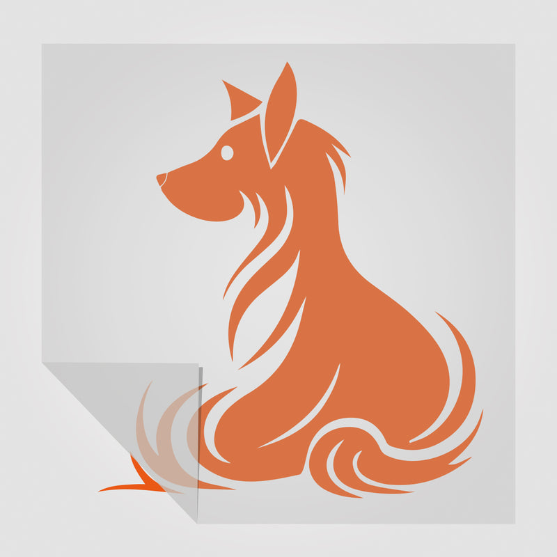 Art Design Perro Hunde Sticker StickyWorld Exclusive | Foliensticker