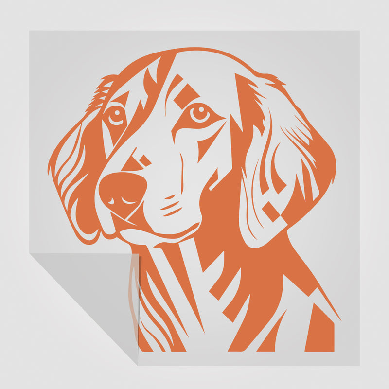 Golden Retriever Art Design Hunde Sticker StickyWorld Exclusive | Foliensticker