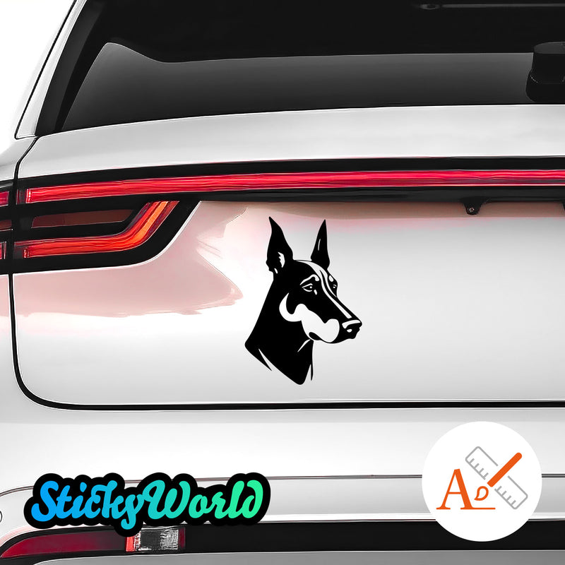 Dobermann Hunde Sticker StickyWorld Exclusive | Foliensticker