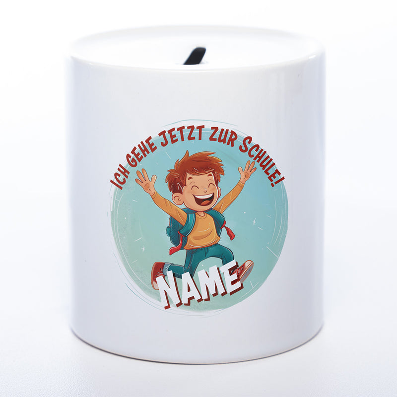 Spardose Junge Wunschname