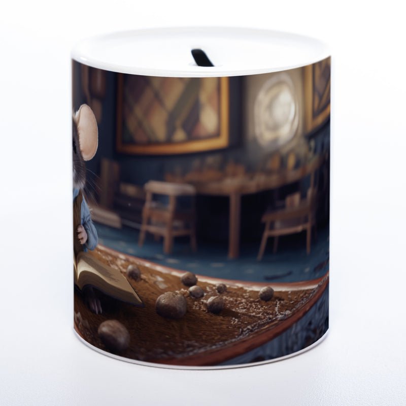 Hochwertige Spardose aus Keramik für Leseratten | Geschenkidee