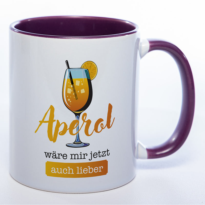 Lustige Tasse „Aperol wäre mir jetzt auch lieber“