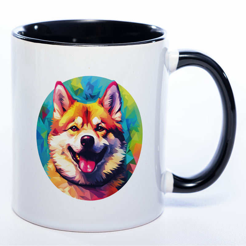 Mug Art Tasse mit Akita & wahlweise mit NAMEN- Kaffeetasse StickyWorld Exclusive