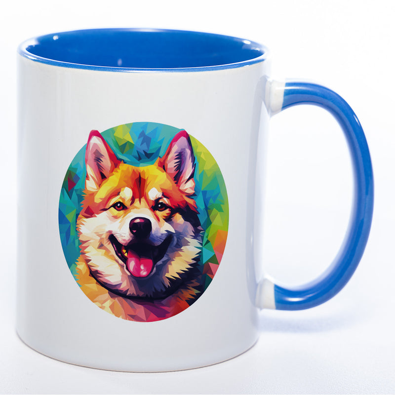 Mug Art Tasse mit Akita & wahlweise mit NAMEN- Kaffeetasse StickyWorld Exclusive