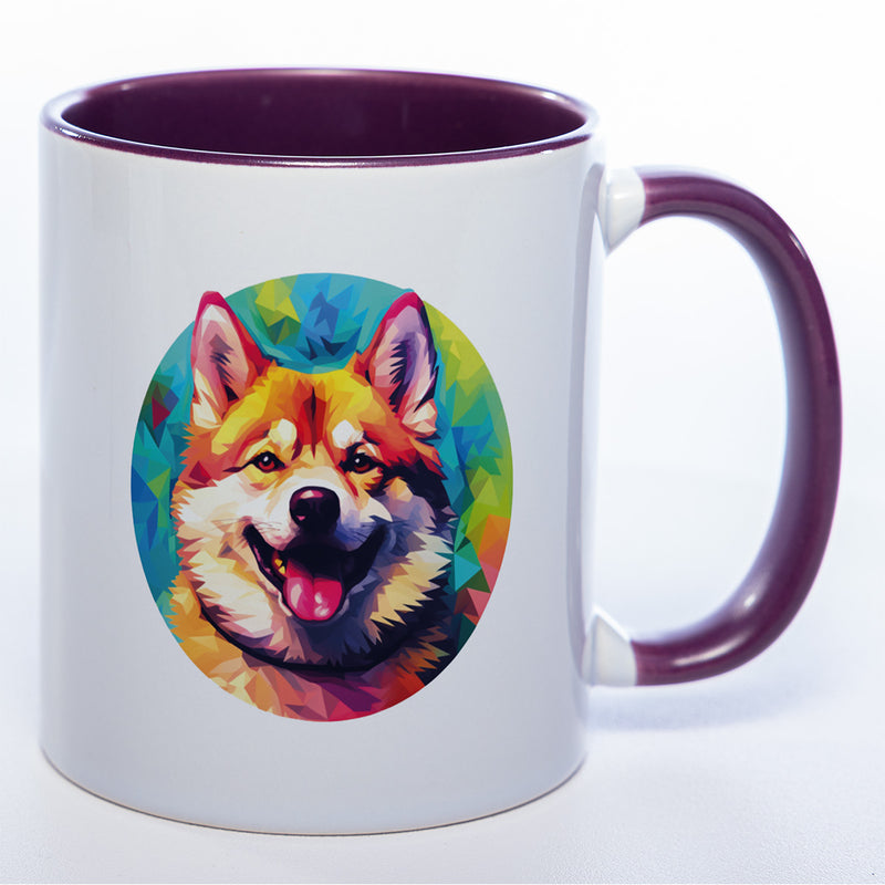 Mug Art Tasse mit Akita & wahlweise mit NAMEN- Kaffeetasse StickyWorld Exclusive