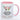 Blümchen-Tasse mit Spruch "Was für ein wunderschöner Scheisstag" - Lustige Kaffeetasse spülmaschinenfest