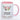 Blümchen-Tasse mit Spruch "Ich bin alleine echt teamfähig." - Lustige Kaffeetasse spülmaschinenfest