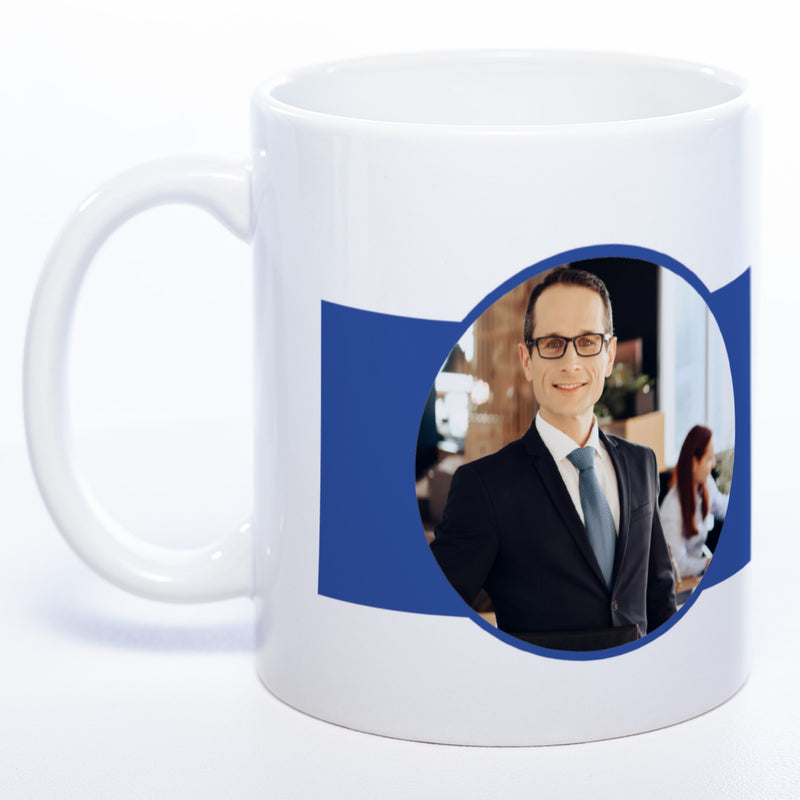 Tasse "Bester Chef" mit Foto (HD Druck) | Jetzt selbst gestalten! Spülmaschinenfest