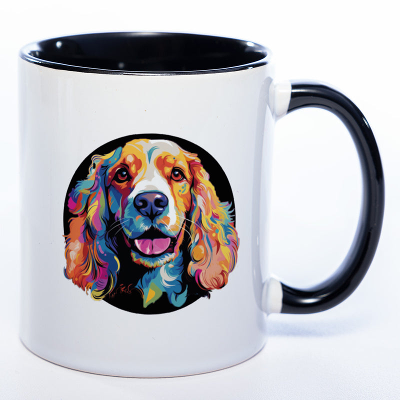 Mug Art Tasse mit Cocker Spaniel Motiv 3 & wahlweise mit NAMEN - Kaffeetasse StickyWorld Exclusive