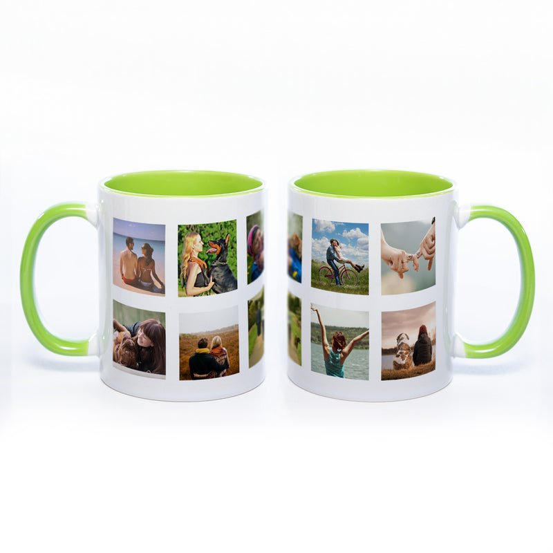 Collagentasse - Deine Fotos als Collage spülmaschinenfest | Jetzt selbst gestalten!