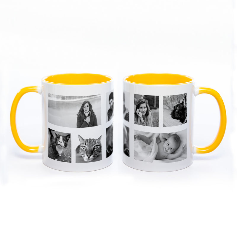 Collagentasse 2 - Deine Fotos als Collage spülmaschinenfest | Jetzt selbst gestalten!