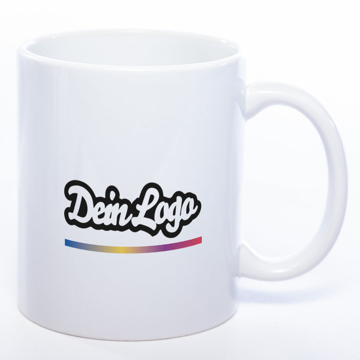10x Tasse mit Firmenlogo (beidseitig) spülmaschinenfest | Jetzt selbst gestalten!