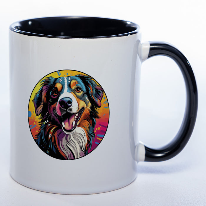 Mug Art Tasse mit Epagneul Breton & wahlweise mit NAME - Kaffeetasse StickyWorld Exclusive