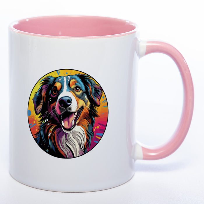 Mug Art Tasse mit Epagneul Breton & wahlweise mit NAME - Kaffeetasse StickyWorld Exclusive
